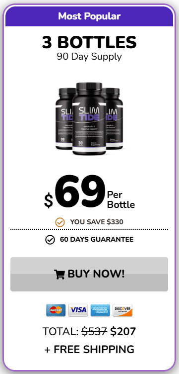 slimtide 3 bottles price